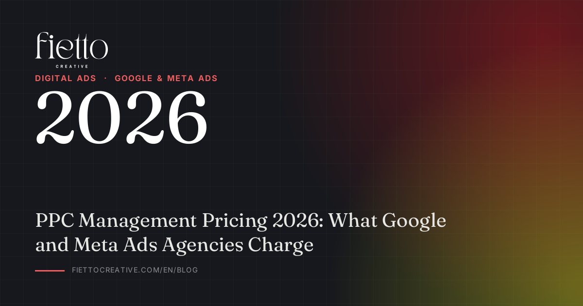 PPC Management Pricing 2026: What Google and Meta Ads Agencies Charge